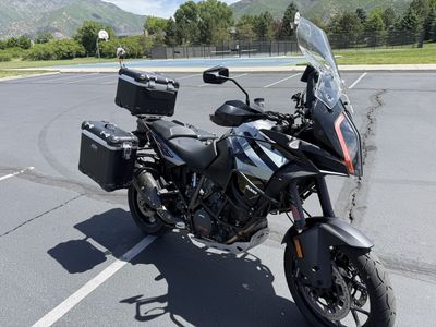 KTM 1290 Super Adventure S with Panniers and Top Case - Ready for Adventure