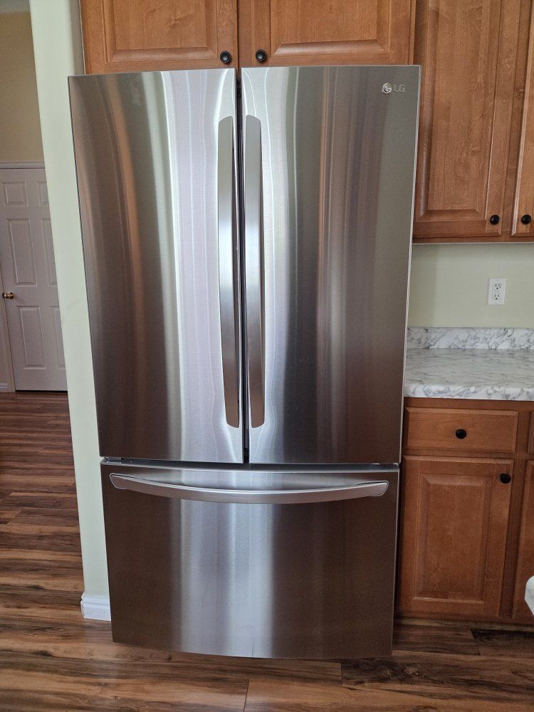 LG French Door Refrigerator Stainless Steel Bottom Freezer