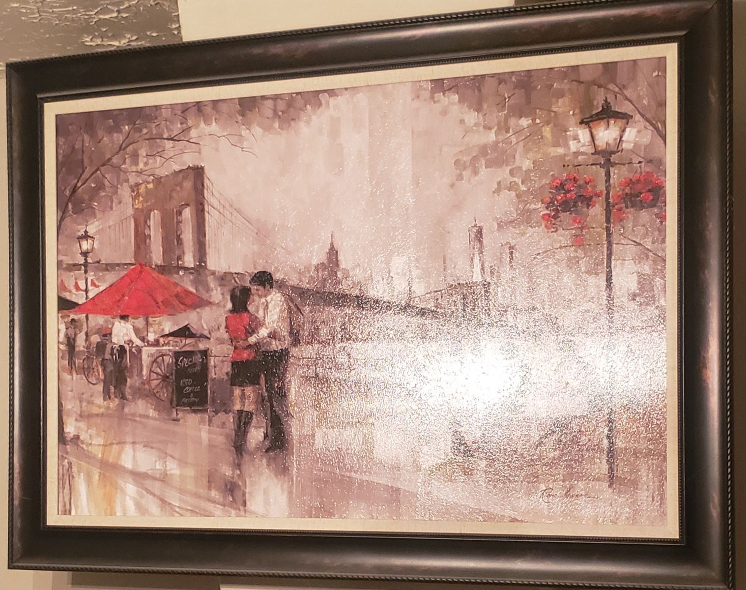 Framed Paris wall canvas