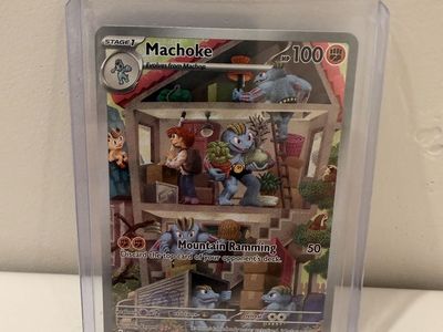 Machoke 177/165 (Illus. Tetso Kayomo) Pokemon Card - Stage 1, 100 HP, Mountain Ramming