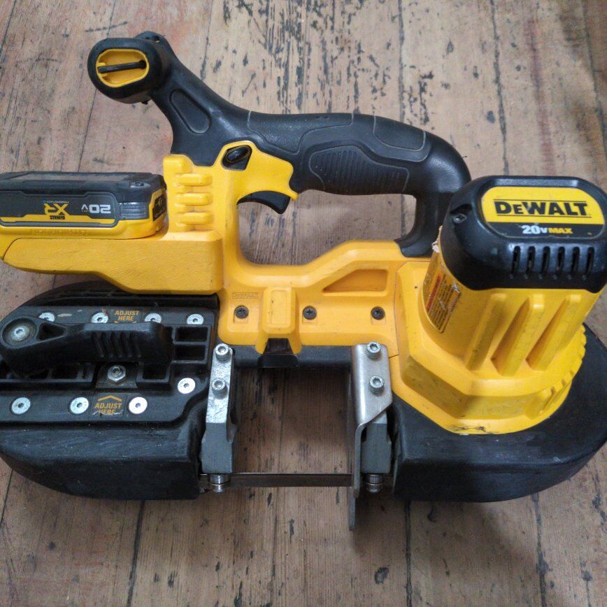 dewalt 20 volt Max porta band bandsaw