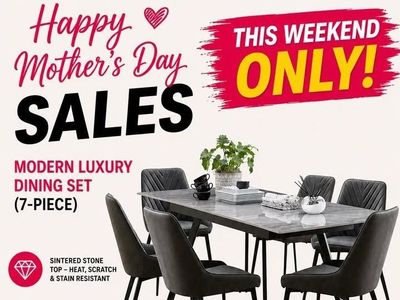 Costco Leyera Modern Luxury 7-Piece Dining Collection