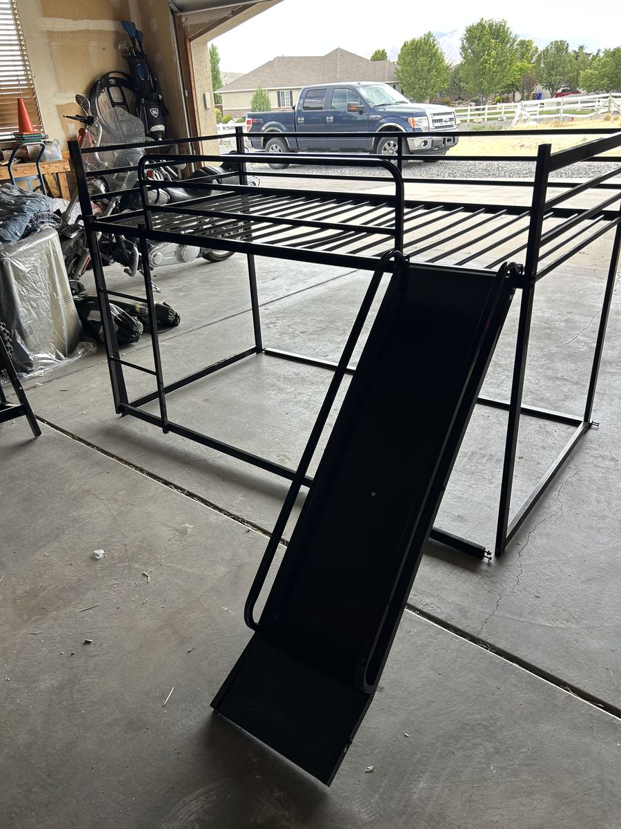 Black Metal Twin Bed Frame