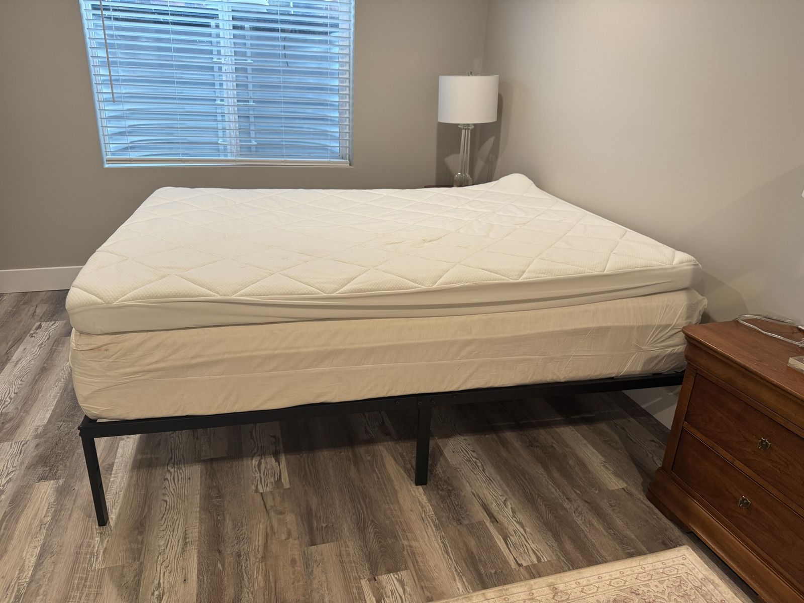 Bed frame and mattress Queen