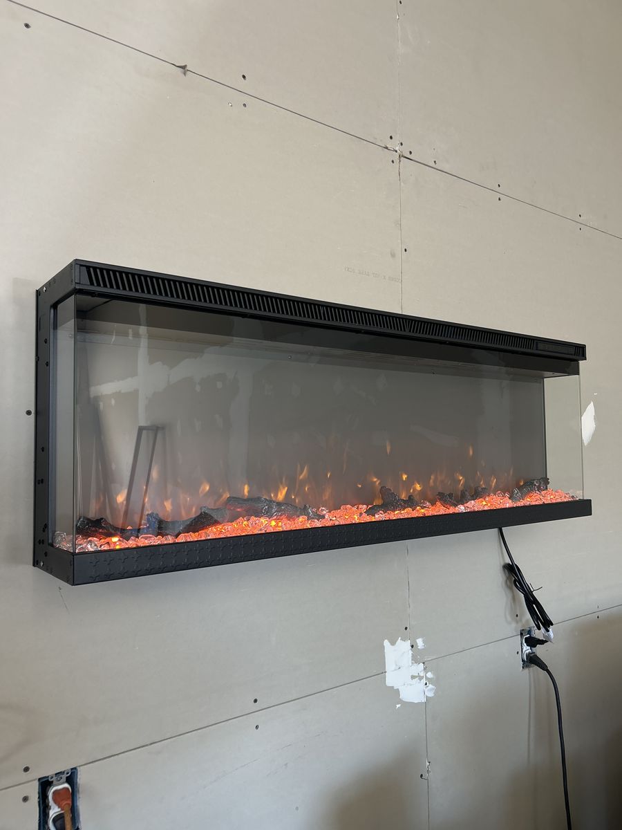 50 Linear Peninsula Electric Fireplace Heater