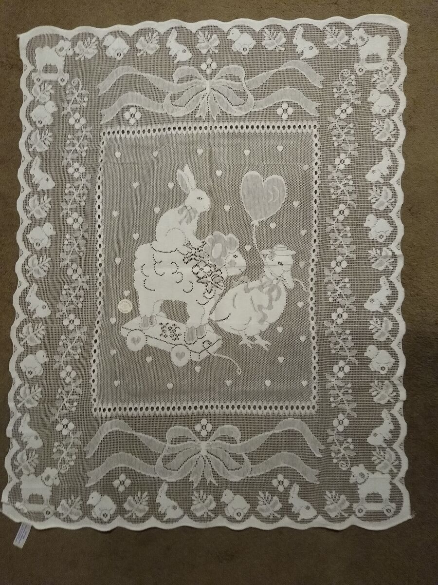 Lace Baby Blanket Cover