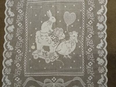 Lace Baby Blanket Cover