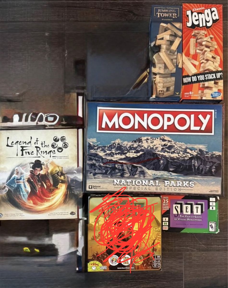 Board games.