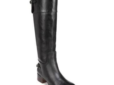 Franco Sarto Jazrin Wide Calf Boots 5.5M - Black