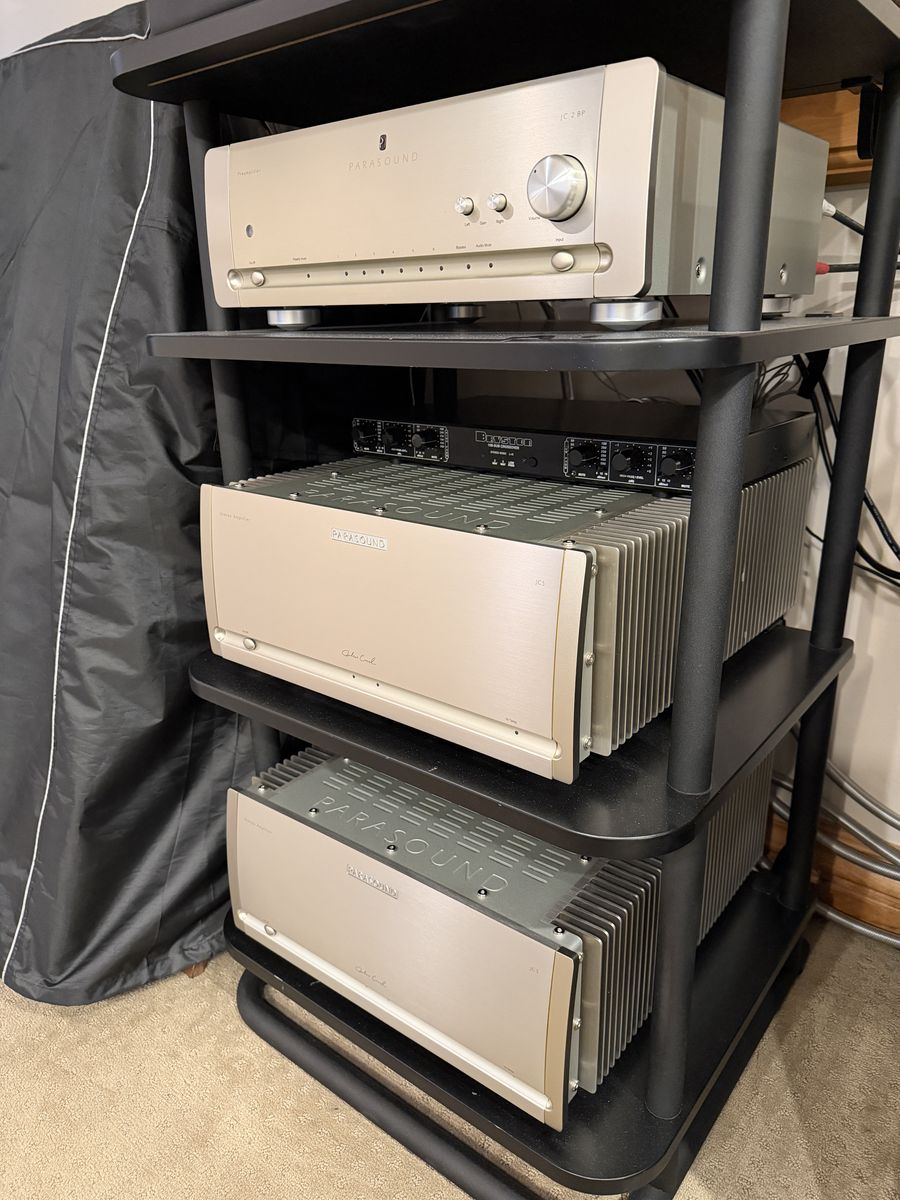 Full Parasound Halo System - Dual JC5 amps, JC2BP Preamp, JC3+ Phono Pre