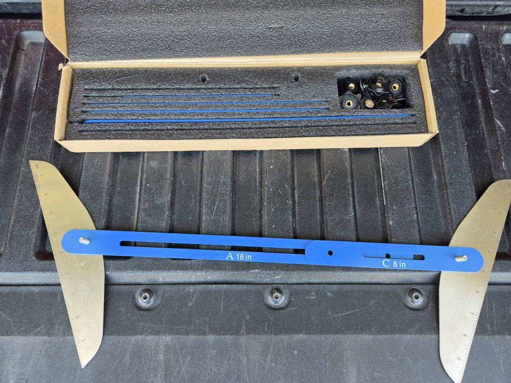 Stair Tread adjustable scribe tool