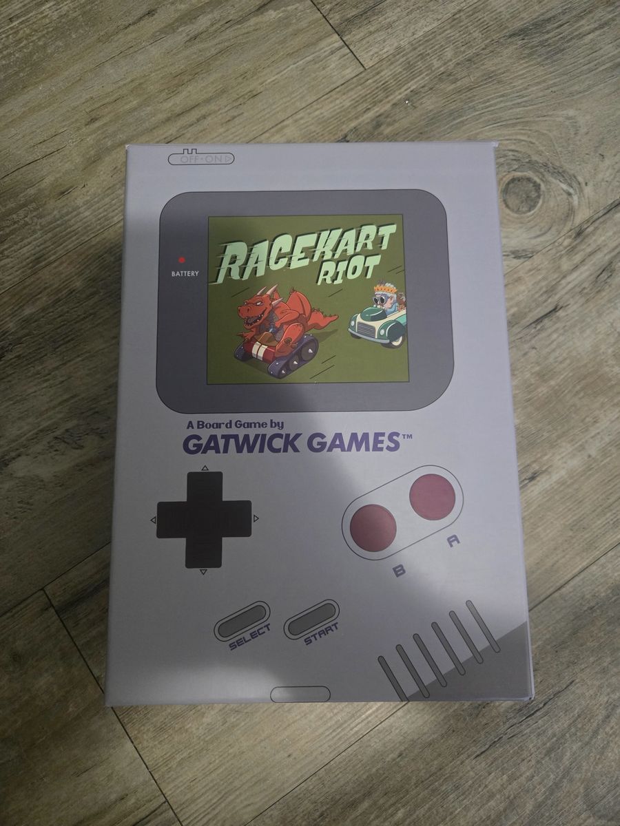 Racekart Riot Board Game by Gatwick Games - Retro Game Series Cartridge #2