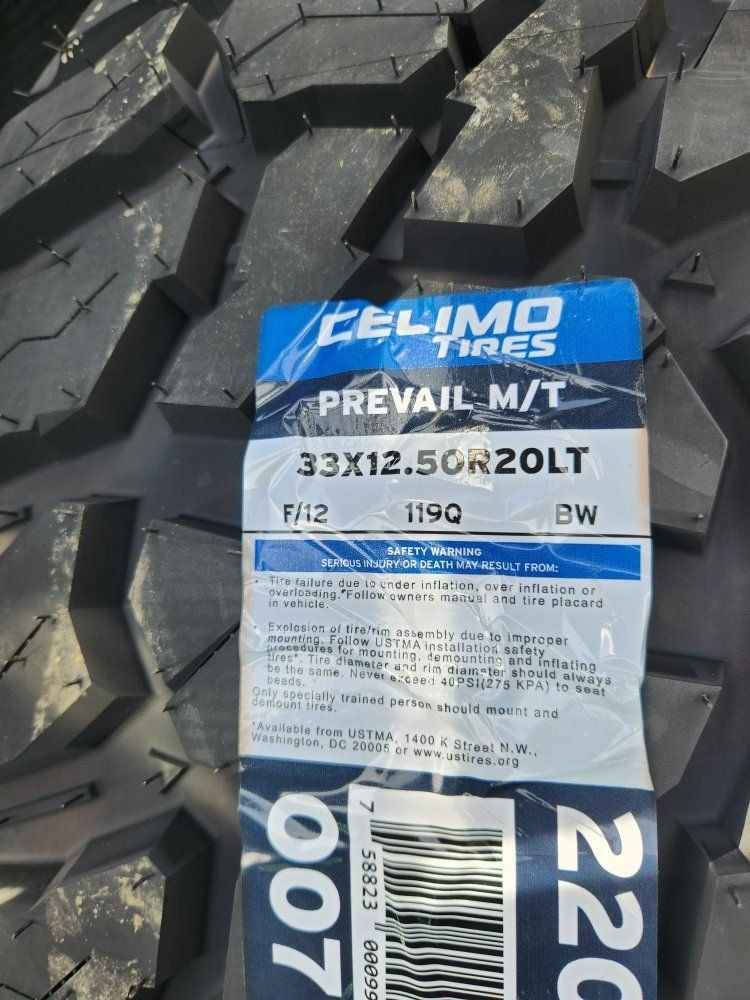 33x12.50r20 celimo prevail mt