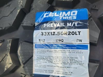 33x12.50r20 celimo prevail mt