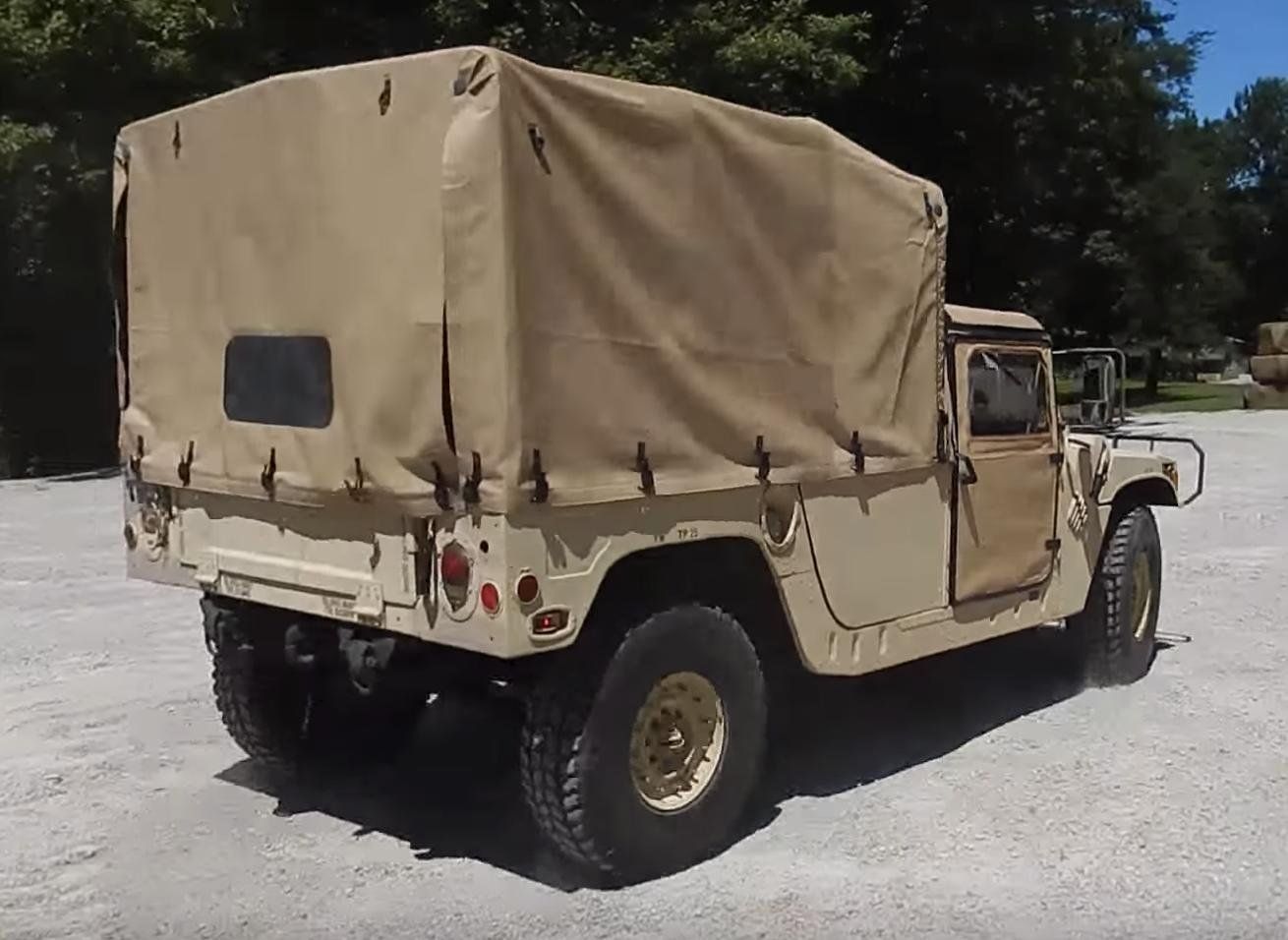 2 Door HMMWV Tan Cargo Cover