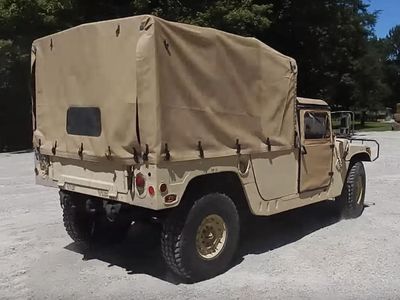 2 Door HMMWV Tan Cargo Cover