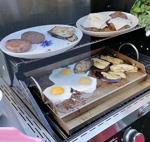 NEW - 23"x16" Universal Stainless Steel Cooking Griddle with Flat Top Plate Insert