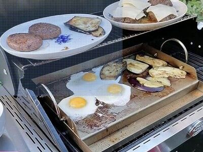 NEW - 23"x16" Universal Stainless Steel Cooking Griddle with Flat Top Plate Insert