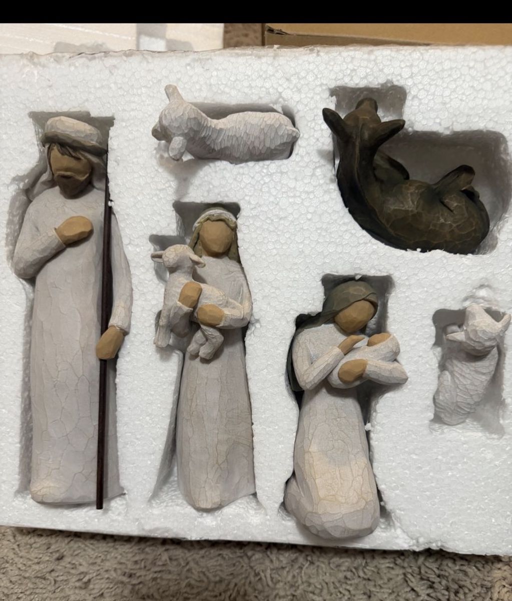 Willow Tree Nativity Figures in box