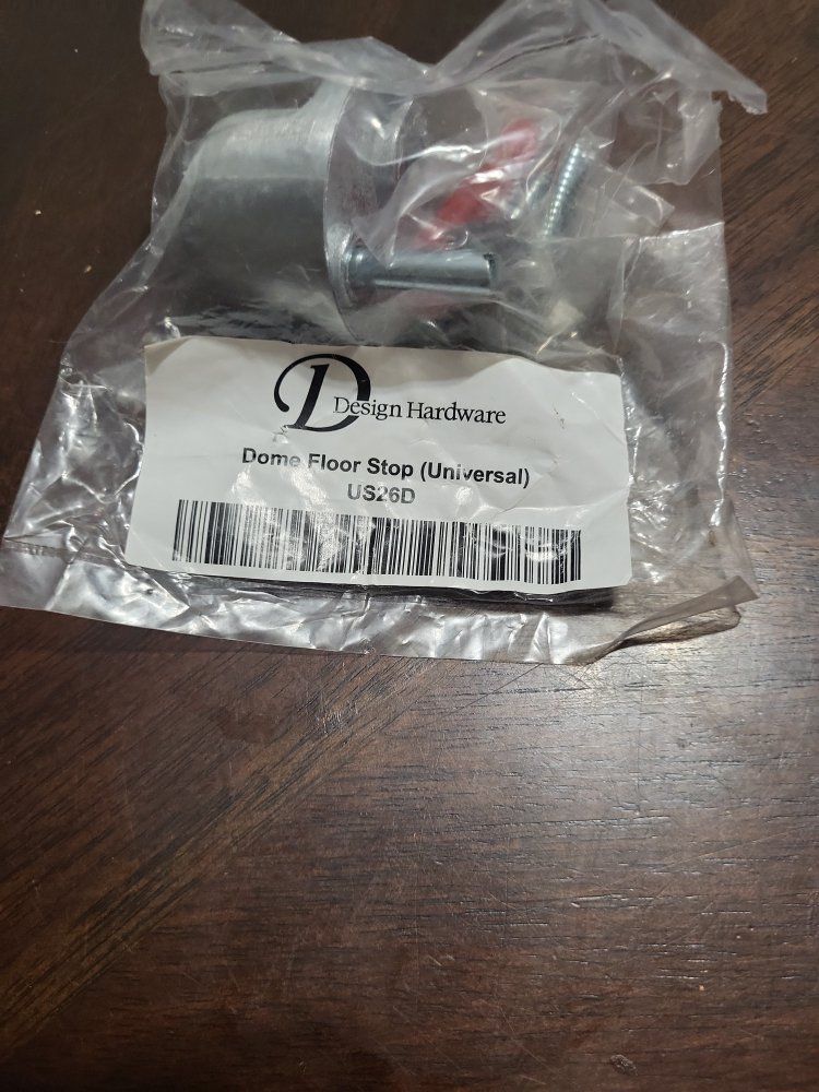 Design Hardware Dome Floor Stop (Universal) US26D - New in Packaging