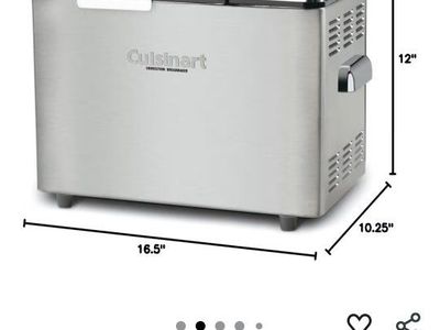 Cuisinart CBK-200 Convection Bread Maker - Automatic Kneading & Baking, 16 Presets