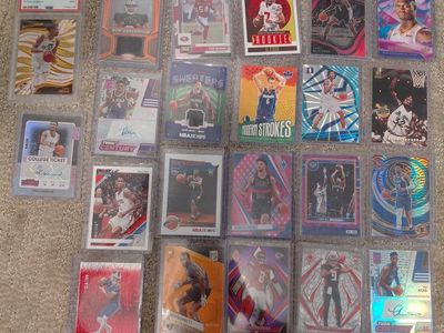 Assorted Sports Trading Card Lot - Basketball & Football Player Collection of about 850 cards!