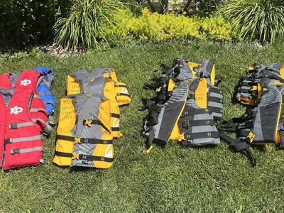 11 Gently used lifejackets