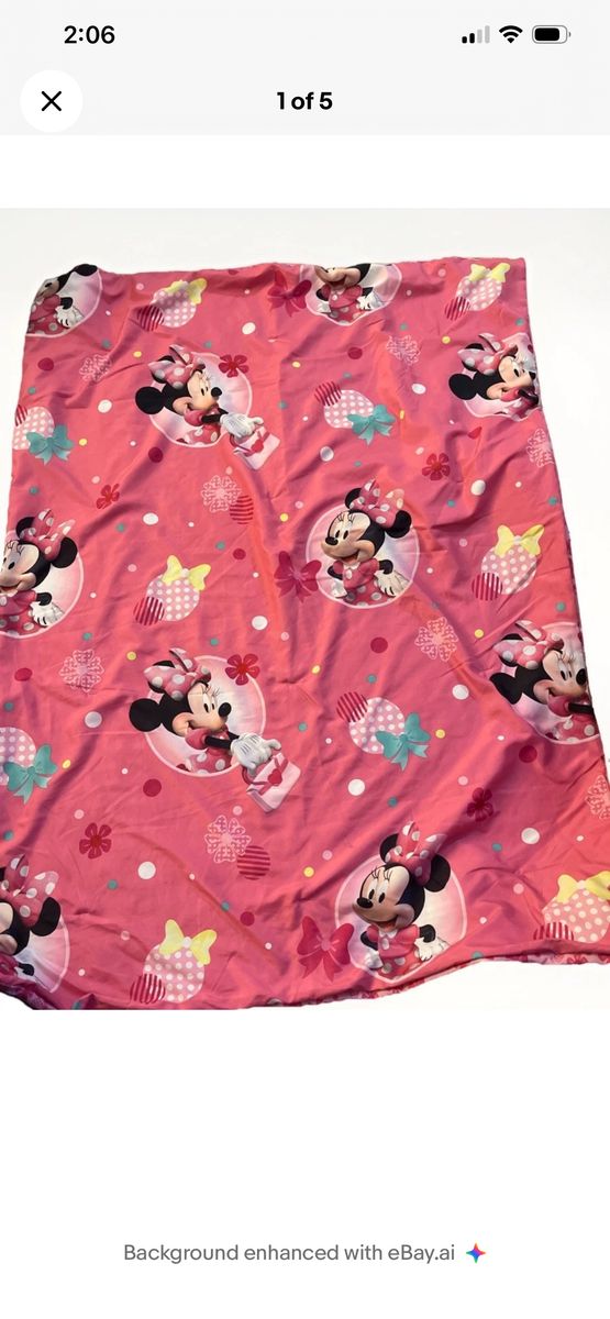 Toddler Girls Minnie Mouse Bed Spread