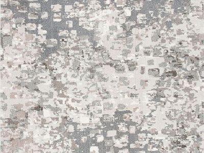 New. SAFAVIEH Madison Collection Area Rug - 10' x 14', Grey & Beige, Boho Abstract Design