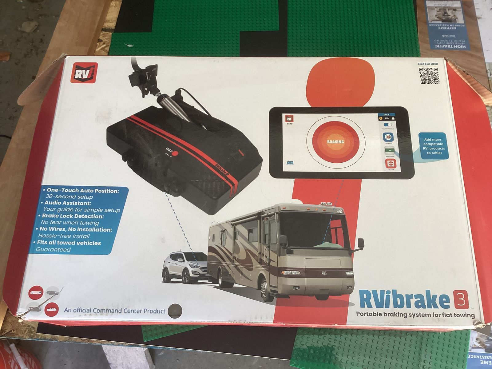 Towing brake system.