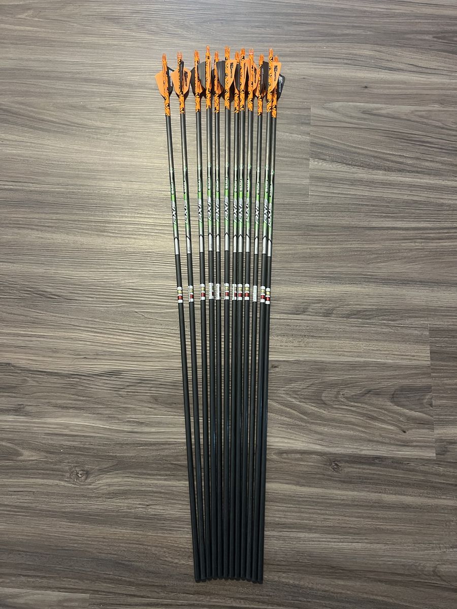 Easton Axis 5MM 400 Spline .001 Match Grade Pro Series Arrows - 12 Pack