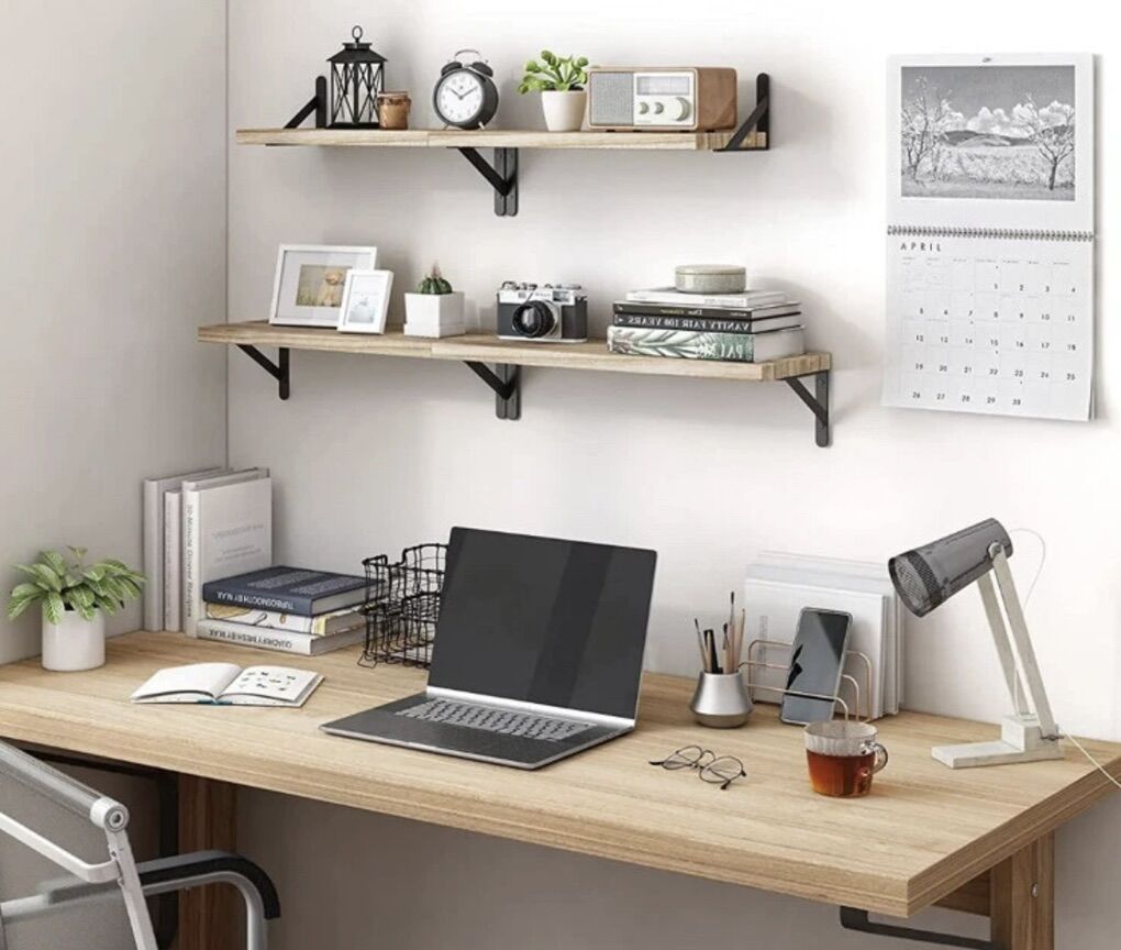 Metal Brackets Shelves set Of 3 NEW