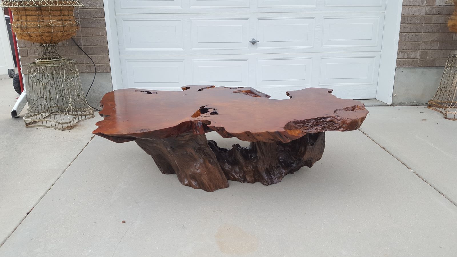 Live Edge Redwood coffee table