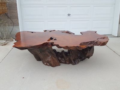 Live Edge Redwood coffee table