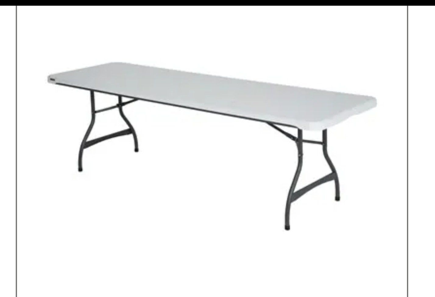 8 foot Lifetime Folding Table