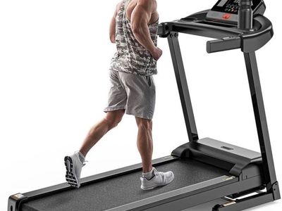 Famistar T72 3.7HP Folding Treadmill for Home w/ APP Control, 300lbs Capacity, Adjustable Incline