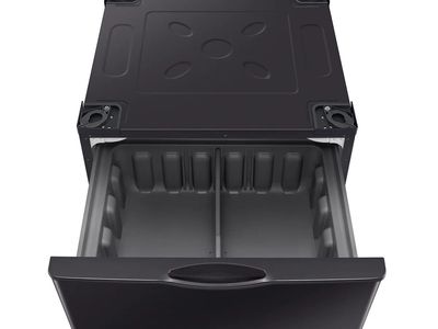 Samsung WE402NV Pedestal 27in with Storage Drawer, Brushed Black 1326849 #89608