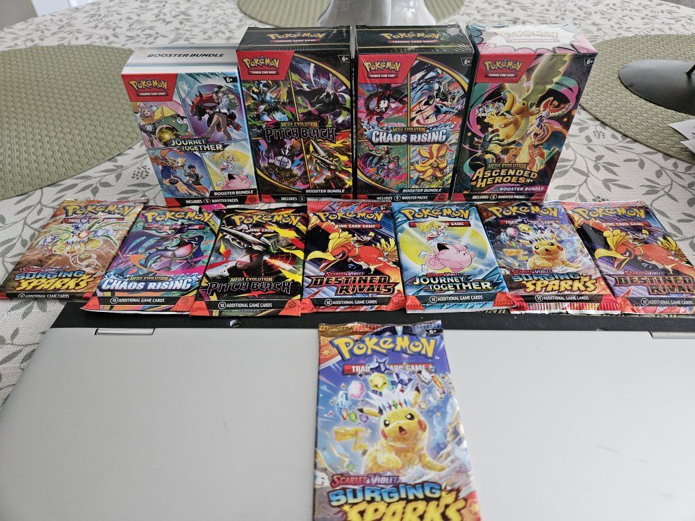 Pokémon TCG Booster Bundles and Loose Booster Packs Lot