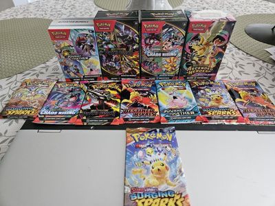 Pokémon TCG Booster Bundles and Loose Booster Packs Lot
