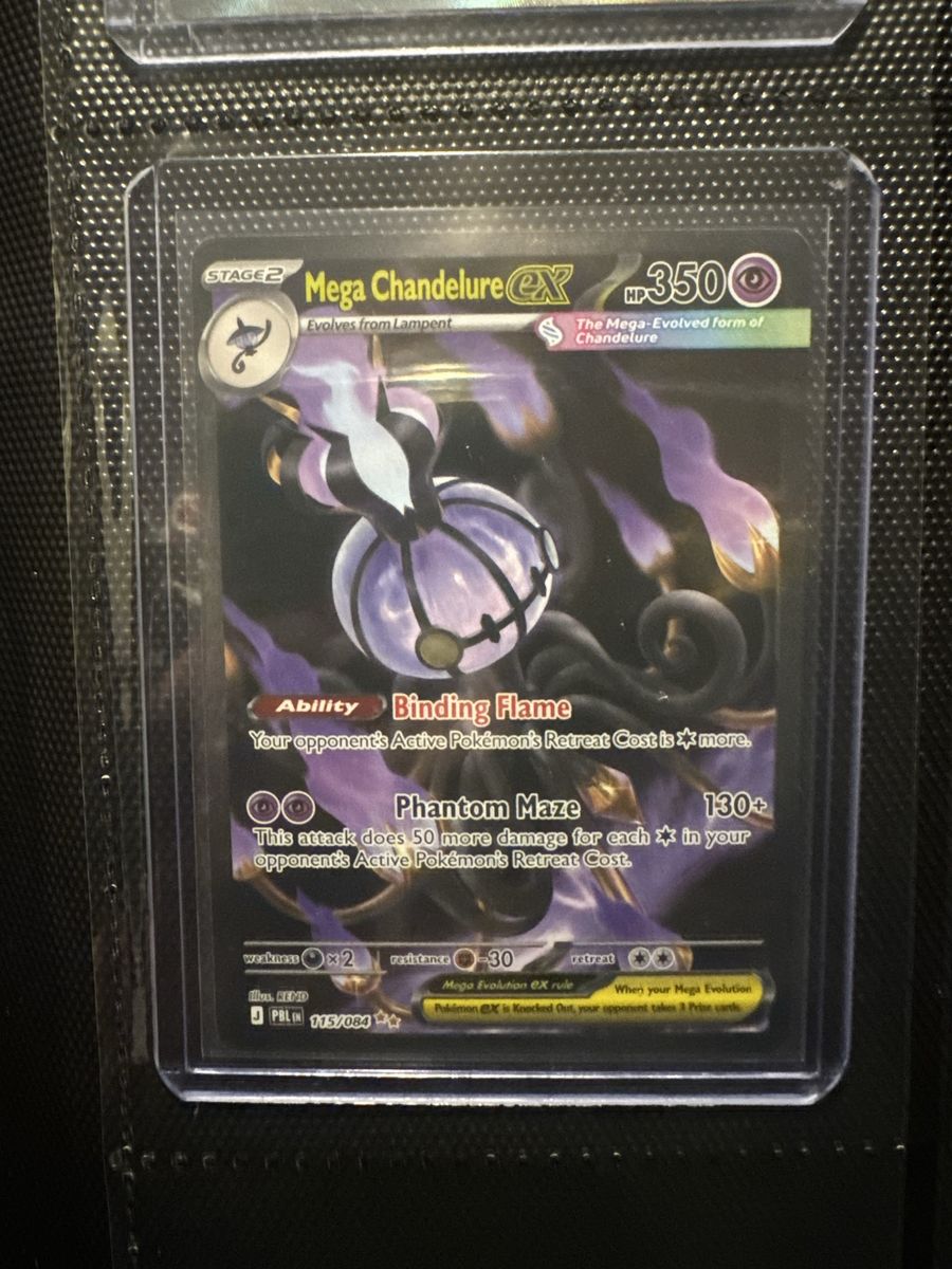 Pokemon Mega Chandelure EX