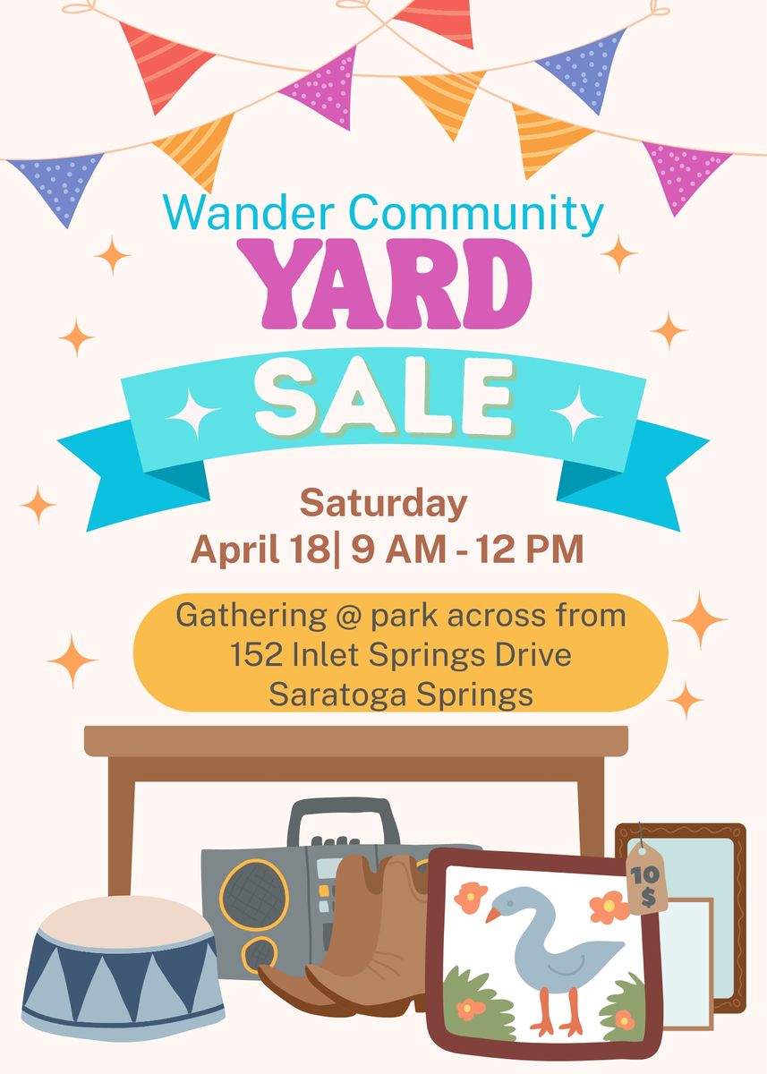 Huge Neighborhood Yard Sale