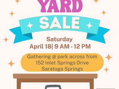 Huge Neighborhood Yard Sale