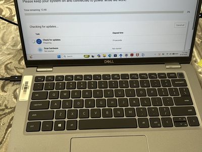 Dell Touch Laptop i7 Core 11th Gen 16 GB RAM Keyboard Issue