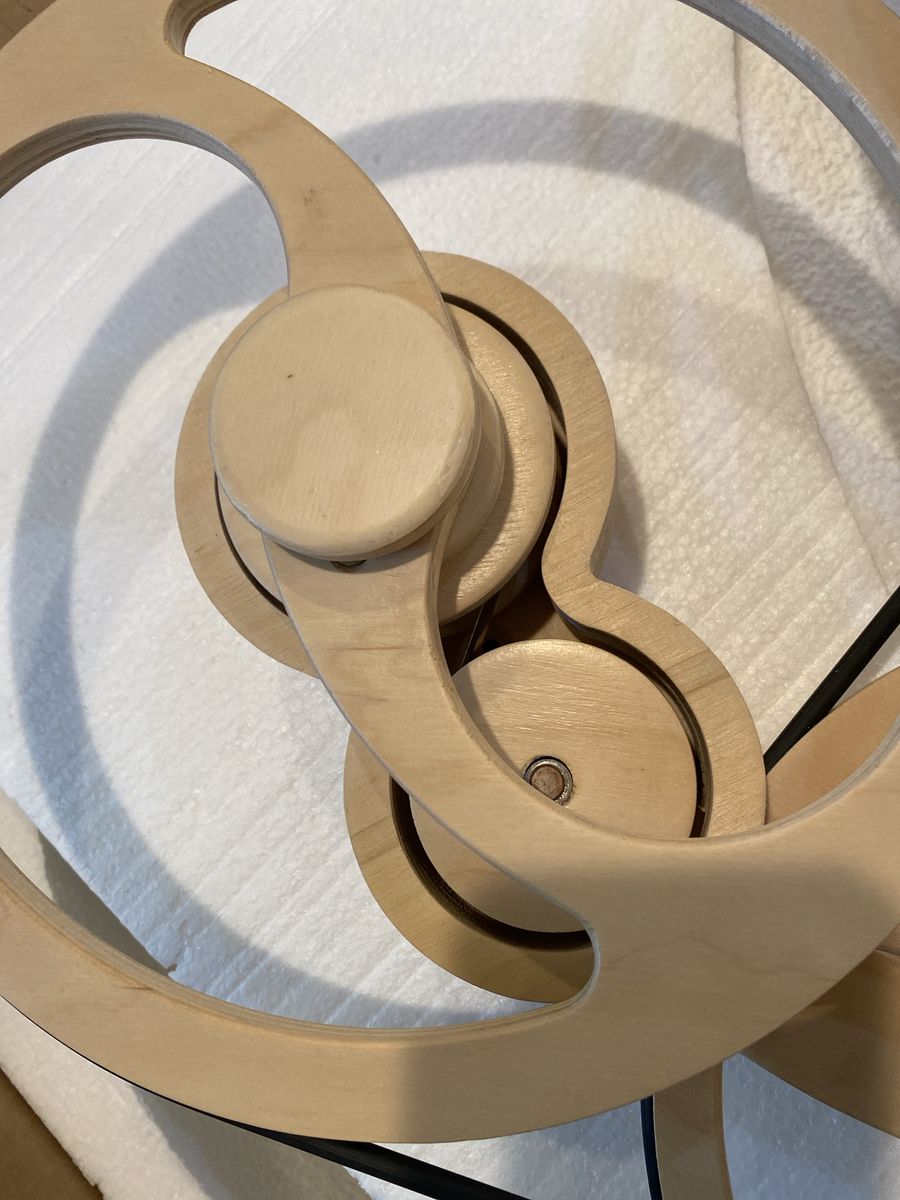 Kinetic Wood Sculpture