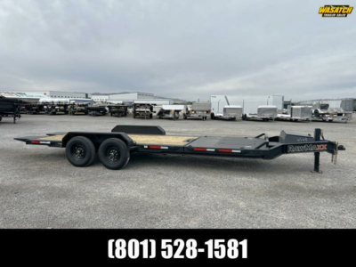 RawMaxx 7x22 G7X I-Beam Gravity Tilt Equipment Trailer