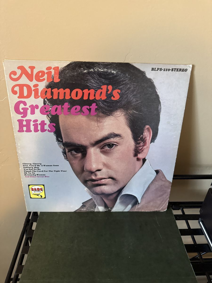 Neil Diamond's Greatest Hits Vinyl LP Record Bang Records BLPS-219 Stereo