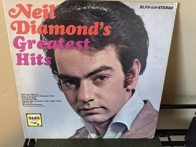 Neil Diamond's Greatest Hits Vinyl LP Record Bang Records BLPS-219 Stereo