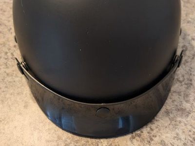 WSB Inc SC101 Matte Black Half Shell Motorcycle Helmet DOT Certified
