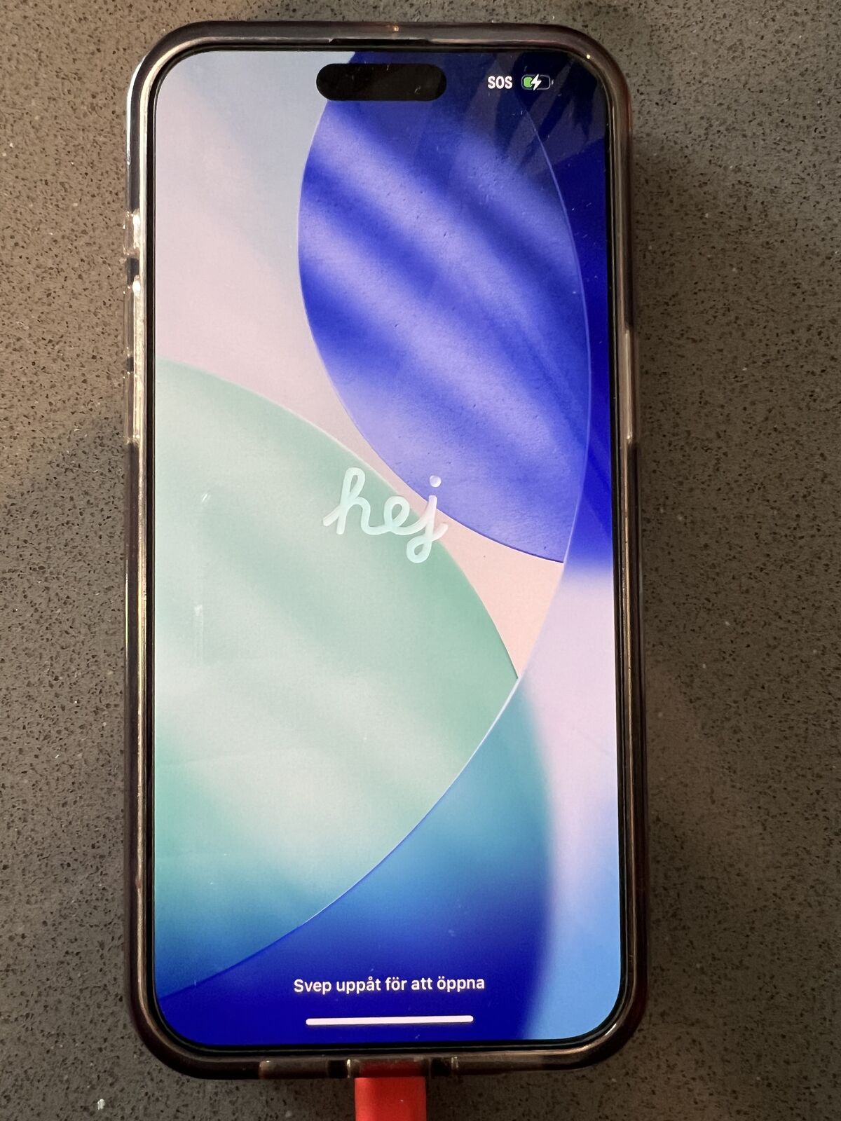 iPhone 15 pro max with case and screen protector