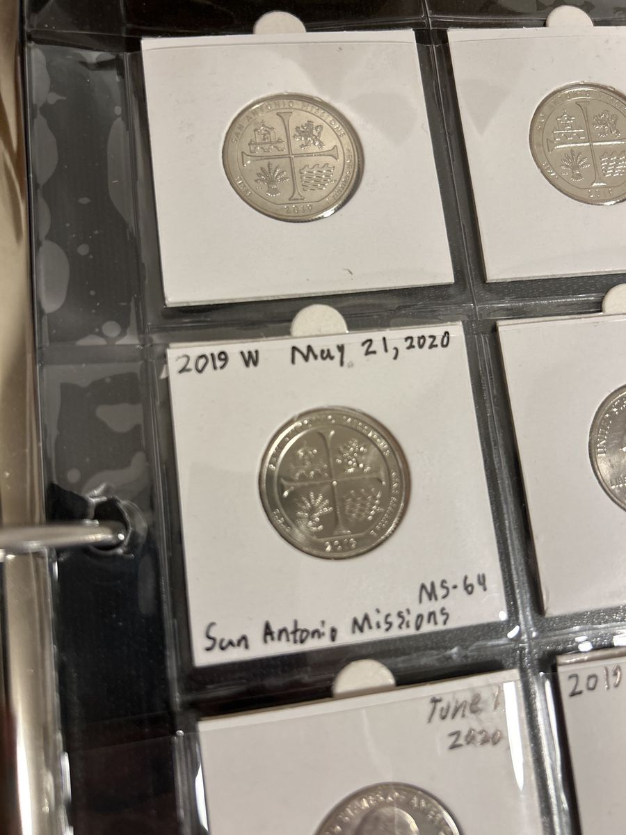 2019 W San Antonio Missions Quarter MS-64 Uncirculated